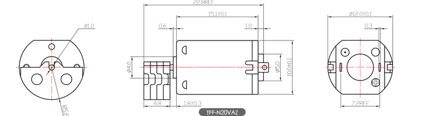 N20微型振动电机工程图
